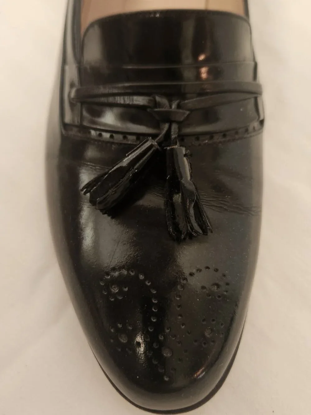 Bally men's loafers 9.5 black tassel Brisbane Italy